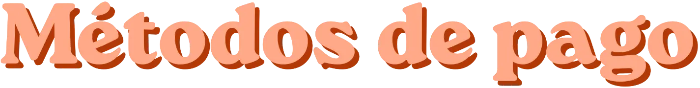 Métodos de pago